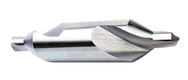 Size 10; 3/8 Drill Dia x 3-3/4 OAL 60° HSS Combined Drill & Countersink - Eagle Tool & Supply