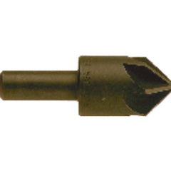 ‎1/4 Size-1/4 Shank-120° 6 Flute Countersink - Eagle Tool & Supply