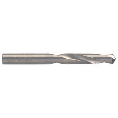 #42 Dia. x #42 Shank × 1″ Flute Length × 2″ OAL, Bright, Solid Carbide Drill - Eagle Tool & Supply