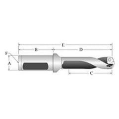 60718H-100F Spade Drill Holder - Eagle Tool & Supply