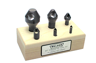 6 Pc. HSS 90° Deburring Set - Eagle Tool & Supply