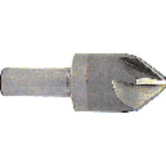 ‎3/4″ Size-1/2″ Shank-100° 6 Flute Chatterless Countersink - Eagle Tool & Supply