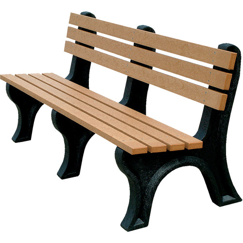 Bench Economy Backed 72 Bk Leg Cedar Seat - Exact Industrial Supply