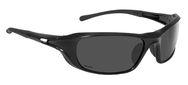 SHADOW, Grey Polar Lens, Shiny BLK Fr Polarized GreyShiny Black - Eagle Tool & Supply