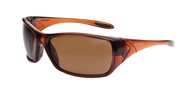 VOODOO, Polar BRWN Lens, Shiny BRWN Fr Polarized Brown PC Shiny Brown - Eagle Tool & Supply