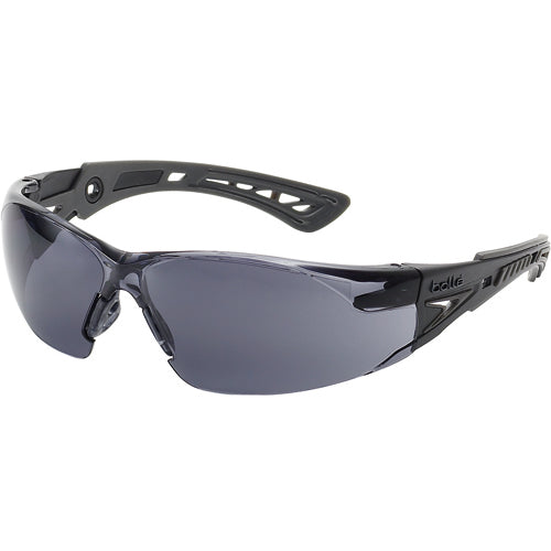 RUSH+ - Smoke Lens - Black & Gray Frame PC ASAF Platinum - Eagle Tool & Supply