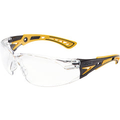 RUSH+ Clear Lens - Yellow & Black Frame PC ASAF - Eagle Tool & Supply