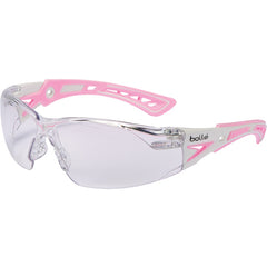 RUSH+ Small - Clear Lens - Pink & White Frame PC ASAF Platinum - Eagle Tool & Supply