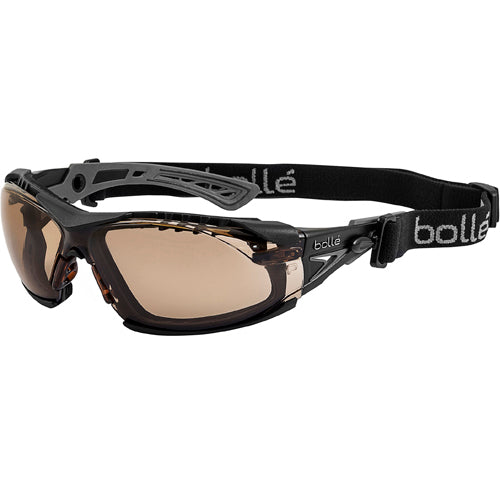 RUSH+ w/Strap & Foam - Twilight Lens - Black & Gray - Eagle Tool & Supply