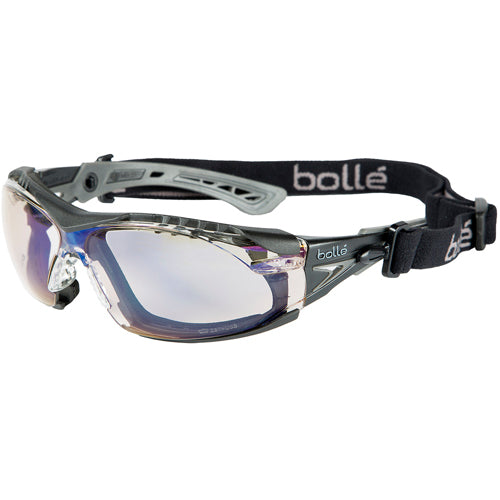 RUSH+ w/Strap & Foam - CSP Lens - Black & Gray - Eagle Tool & Supply