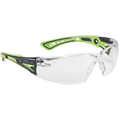 RUSH+ GLOW - Clear Lens - Black & Phos Green PC ASAF Platinum - Eagle Tool & Supply