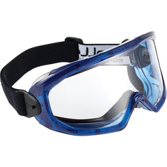 Super Blast Clear Sealed Goggles-Clear Lens - Blue Frame - Eagle Tool & Supply