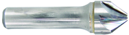 1/2" Size-3/8" Shank-90°-Carbide 6 Flute Chatterless Countersink - Eagle Tool & Supply
