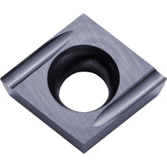 CCET 215013 U PR1725, 0.002″ Corner Radius, 3/32″ Thick, 1/4″ Inscribed Circle, MEGACOAT NANO PLUS, 80 Degree Diamond, Turning Indexable Insert