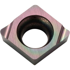 CCET 141105 F PDL010, 0.008″ Corner Radius, 0.071″ Thick, 0.169″ Inscribed Circle, C, 80 Degree Diamond, Turning Indexable Insert