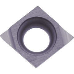CCET 11091 F PR1725, 1/64″ Corner Radius, 0.055″ Thick, 0.138″ Inscribed Circle, MEGACOAT NANO PLUS, 80 Degree Diamond, Turning Indexable Insert
