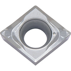 CCGT 3252 AP KW10, 1/32″ Corner Radius, 5/32″ Thick, 3/8″ Inscribed Circle, WC/Co, 80 Degree Diamond, Turning Indexable Insert