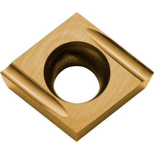 CCGT 21505 U PV730, 0.008″ Corner Radius, 3/32″ Thick, 1/4″ Inscribed Circle, TiAlN/TiN, 80 Degree Diamond, Turning Indexable Insert