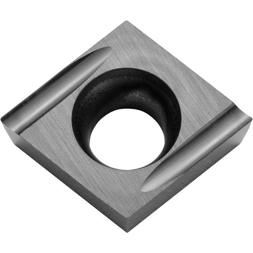 CCGT 32502 U TN60, 0.004″ Corner Radius, 5/32″ Thick, 3/8″ Inscribed Circle, TiCN/NbC, 80 Degree Diamond, Turning Indexable Insert
