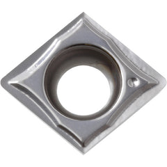 CCGT 3251 MFP-GQ PR1425, 1/64″ Corner Radius, 5/32″ Thick, 3/8″ Inscribed Circle, MEGACOAT NANO, Diamond, Turning Indexable Insert - Exact Industrial Supply