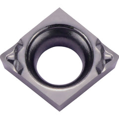 CCGT 21505 PF PR1725, 0.008″ Corner Radius, 3/32″ Thick, 1/4″ Inscribed Circle, MEGACOAT NANO PLUS, 80 Degree Diamond, Turning Indexable Insert