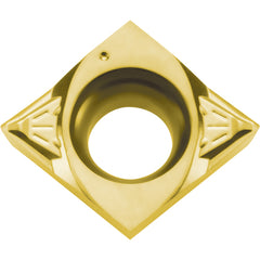 CCGT 215013 SKS PV730, 0.002″ Corner Radius, 3/32″ Thick, 1/4″ Inscribed Circle, TiAlN/TiN, 80 Degree Diamond, Turning Indexable Insert