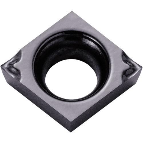 CCGT 141102 CF PR1705, 0.004″ Corner Radius, 0.071″ Thick, 0.169″ Inscribed Circle, MEGACOAT NANO PLUS, 80 Degree Diamond, Turning Indexable Insert