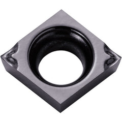 CCGT 110905 CF PR1725, 0.008″ Corner Radius, 0.055″ Thick, 0.138″ Inscribed Circle, MEGACOAT NANO PLUS, 80 Degree Diamond, Turning Indexable Insert