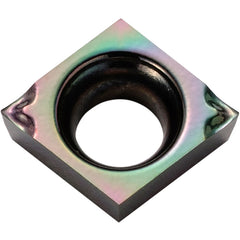 CCGT 110902 CF PDL010, 0.004″ Corner Radius, 0.055″ Thick, 0.138″ Inscribed Circle, C, 80 Degree Diamond, Turning Indexable Insert
