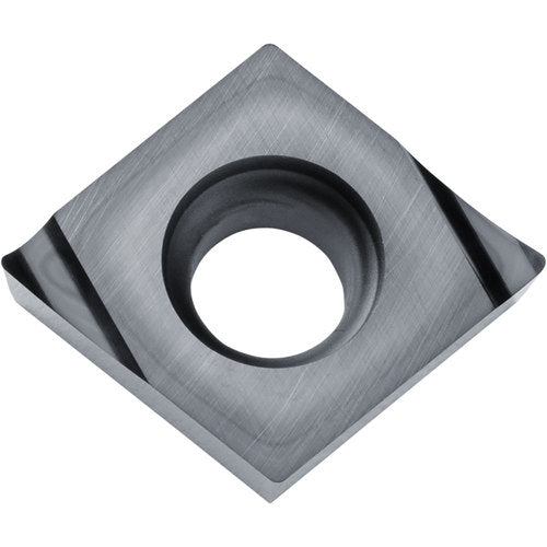 CCGT 4305 A3 KW10, 0.008″ Corner Radius, 3/16″ Thick, 1/2″ Inscribed Circle, WC/Co, 80 Degree Diamond, Turning Indexable Insert