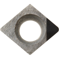 CCGW 21502 SE KPD001, 0.0039″ Corner Radius, 3/32″ Thick, 1/4″ Inscribed Circle, Diamond, Turning Indexable Insert - Exact Industrial Supply