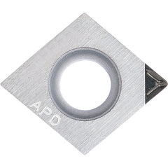 CCMT 32505 AP KPD001, 0.008″ Corner Radius, 5/32″ Thick, 3/8″ Inscribed Circle, 80 Degree Diamond, Turning Indexable Insert