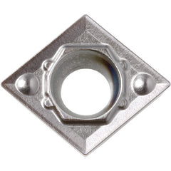 CCMT 2151 HQ PV7010, 1/64″ Corner Radius, 3/32″ Thick, 1/4″ Inscribed Circle, TiCN (MEGACOAT), Diamond, Turning Indexable Insert