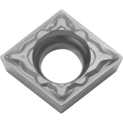 CCMT 2151 PP PV710, 1/64″ Corner Radius, 3/32″ Thick, 1/4″ Inscribed Circle, TiCN (MEGACOAT NANO), Diamond, Turning Indexable Insert