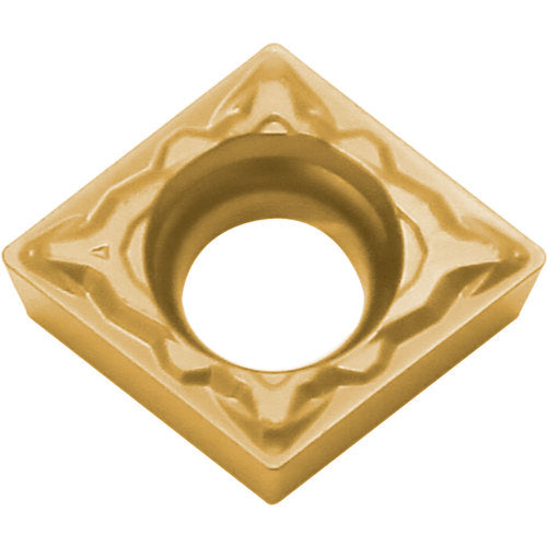 CCMT 2151 PP PV730, 1/64″ Corner Radius, 3/32″ Thick, 1/4″ Inscribed Circle, TiAlN/TiN, 80 Degree Diamond, Turning Indexable Insert