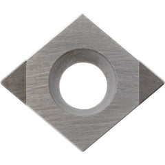 CCMW 3251 MET KBN35M, 1/64″ Corner Radius, 5/32″ Thick, 3/8″ Inscribed Circle, MEGACOAT, Diamond, Turning Indexable Insert - Exact Industrial Supply