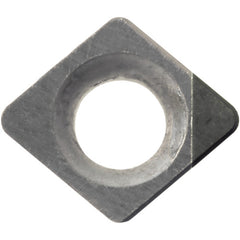 CCMW 110905 KBN10M, 0.008″ Corner Radius, 0.055″ Thick, 0.138″ Inscribed Circle, MEGACOAT, 80 Degree Diamond, Turning Indexable Insert