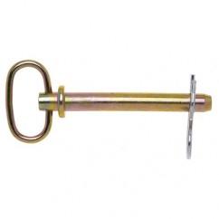 1"X6-3/4" HITCH PIN YELLOW CHROMATE - Eagle Tool & Supply