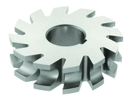 1/2 Radius - 4-1/8 x 1-9/16 x 1-1/4 - HSS - Concave Milling Cutter - 10T - Uncoated - Eagle Tool & Supply