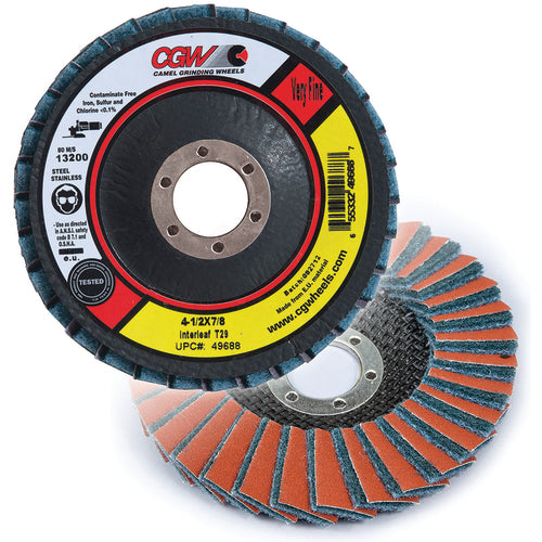 4 1/2″ × 7/8 - Coarse - Type 29 Interleaf Flap Disc - Eagle Tool & Supply