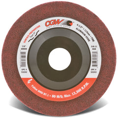 4 1/2″ × 7/8″ - Aluminum Oxide Surface Grinding Wheel - Type 27 - Maroon - Eagle Tool & Supply