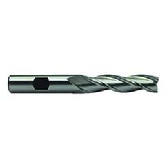 1-1/4 Dia. x 6-1/2 Overall Length 3-Flute Square End High Speed Steel SE End Mill-Round Shank-Center Cut-Uncoated - Eagle Tool & Supply