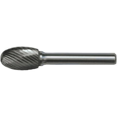 SE-1L6 Standard Cut Solid Carbide Bur-Egg Shape
