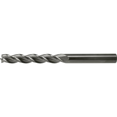 3/8″ × 3/8″ × 1/2″ × 2″ RHS / RHC Solid Carbide 3-Flute Square End High-Performance End Mill for Aluminum - Bright