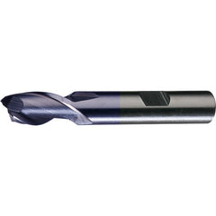 ‎1/2″ × 1/2″ × 1″ × 3-1/4″ RHS / RHC HSS HSS Single End 2-Flute Center Cutting End Mill - TiCN