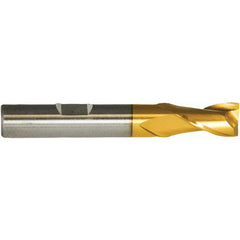 ‎5/8″ × 5/8″ × 2″ × 4-1/8″ RHS / RHC HSS HSS Single End 2-Flute Center Cutting End Mill - TiN