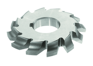 1/2 Radius - 4-1/4 x 3/4 x 1-1/4 - HSS - Left Hand Corner Rounding Milling Cutter - 10T - TiAlN Coated - Eagle Tool & Supply