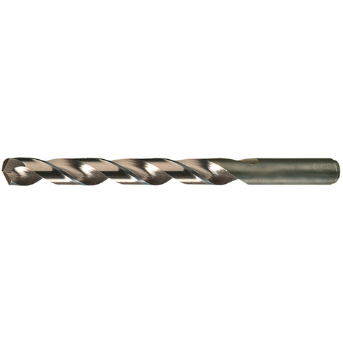 7/32 RHS / RHC HSS-CO 8% (M42) 135 Degree Split Point Heavy Duty Cobalt Drill - Straw / Gold Oxide - Exact Industrial Supply