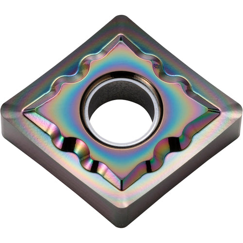 CNGG 432 AH PDL010, 1/32″ Corner Radius, 3/16″ Thick, 1/2″ Inscribed Circle, C, 80 Degree Diamond, Turning Indexable Insert