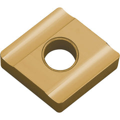 CNGG 431 25R PV720, 1/64″ Corner Radius, 3/16″ Thick, 1/2″ Inscribed Circle, TiCN (MEGACOAT NANO), 80 Degree Diamond, Turning Indexable Insert